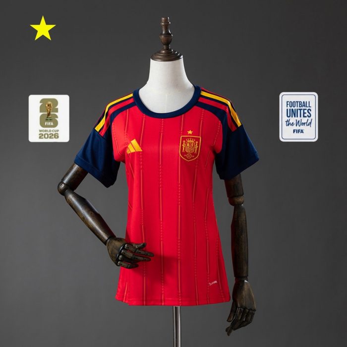 Spain 2026 Home Women's Jersey - 图片 2