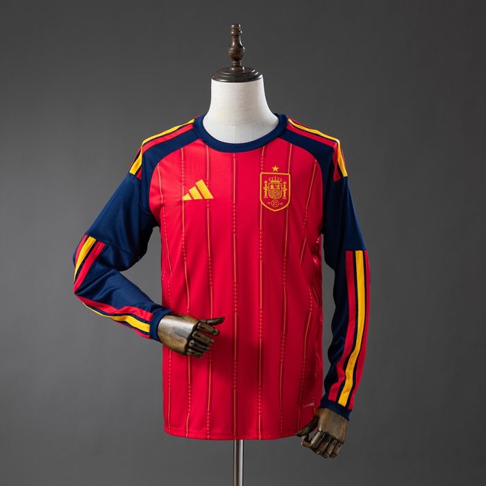 Spain 2026 Home Long-Sleeve Jersey - 图片 5