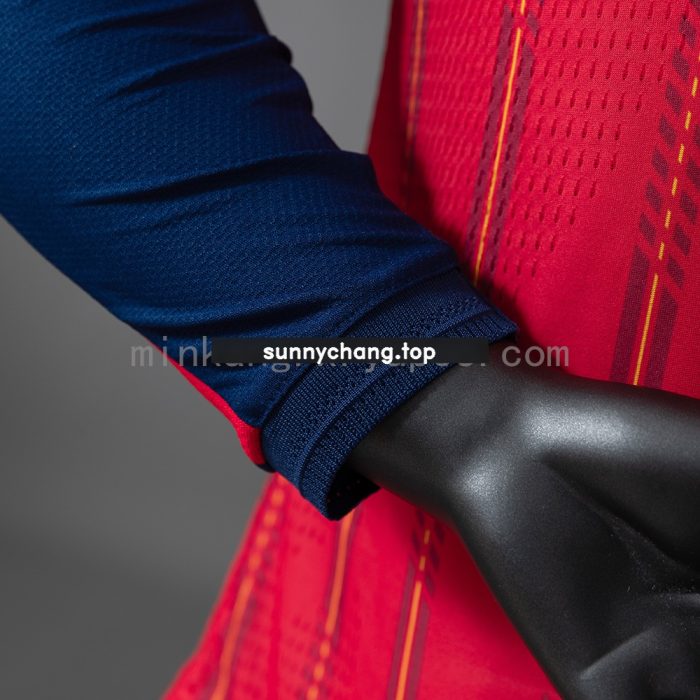 Spain 2026 Home Long-Sleeve Player Version Jersey - 图片 7