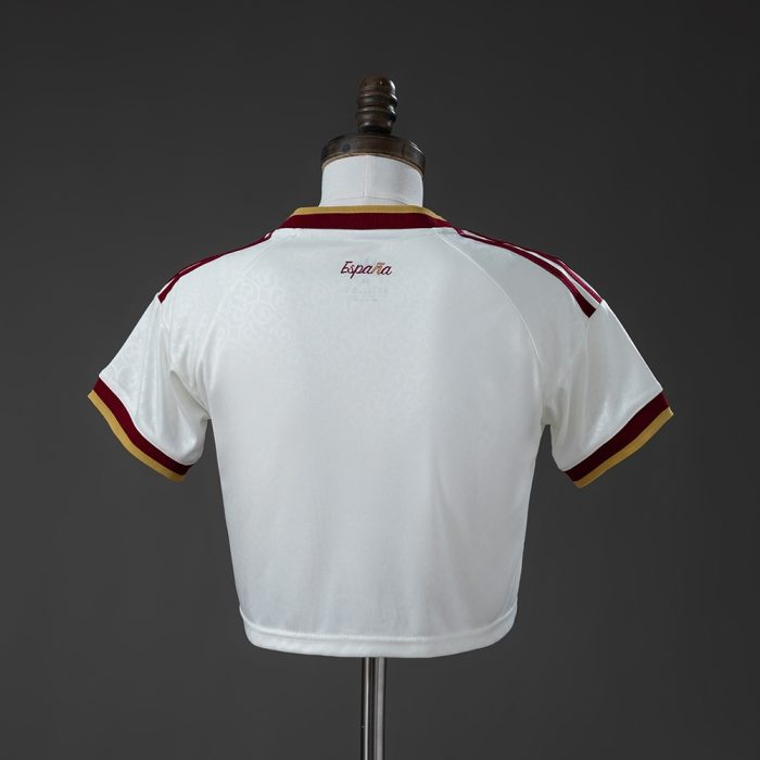Spain 2026 Home Women's Crop Top Style Jersey - 图片 2
