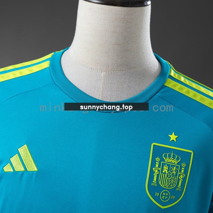 Spain 2026 Goalkeeper Blue Jersey - 图片 7