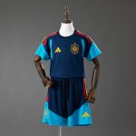 Spain 2026 Player Version Training Kids Kit Jersey - Royal Blue