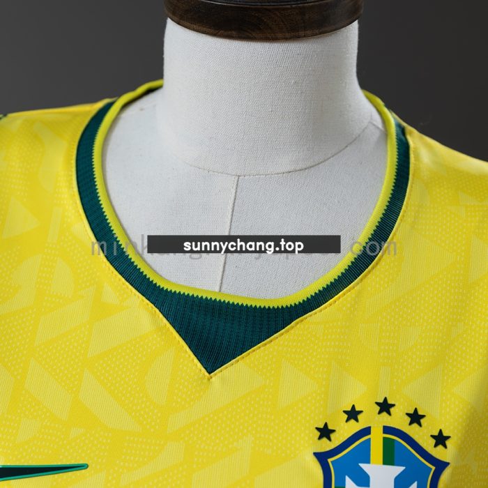 Brazil 2026 Women's Crop Tank Top Home Jersey - 图片 6