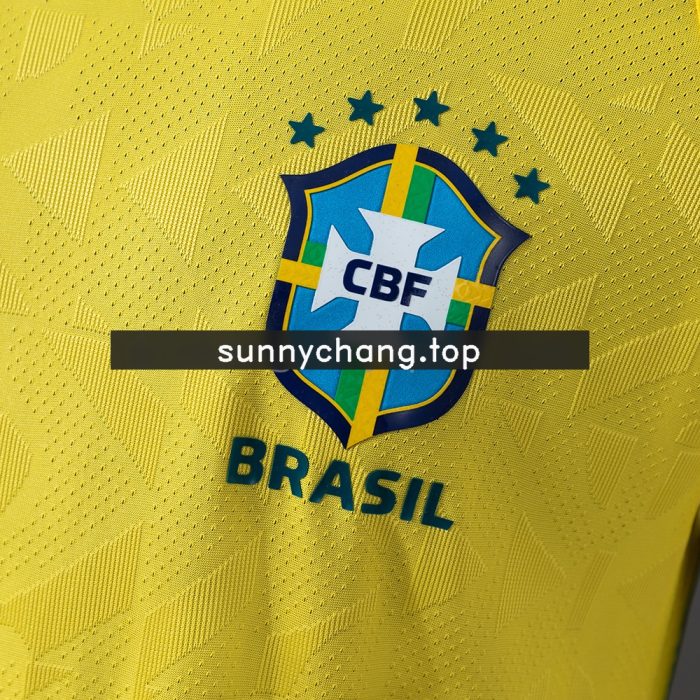 Brazil 2026 Home Player Version Long-Sleeve Jersey - 图片 3