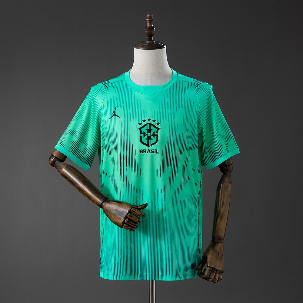 JER-9272_1 Brazil 2026 Goalkeeper Jersey - Green - 图片 1