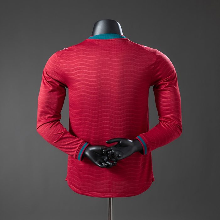 Portugal 2026 Home Player Version Long-Sleeve Jersey - 图片 2