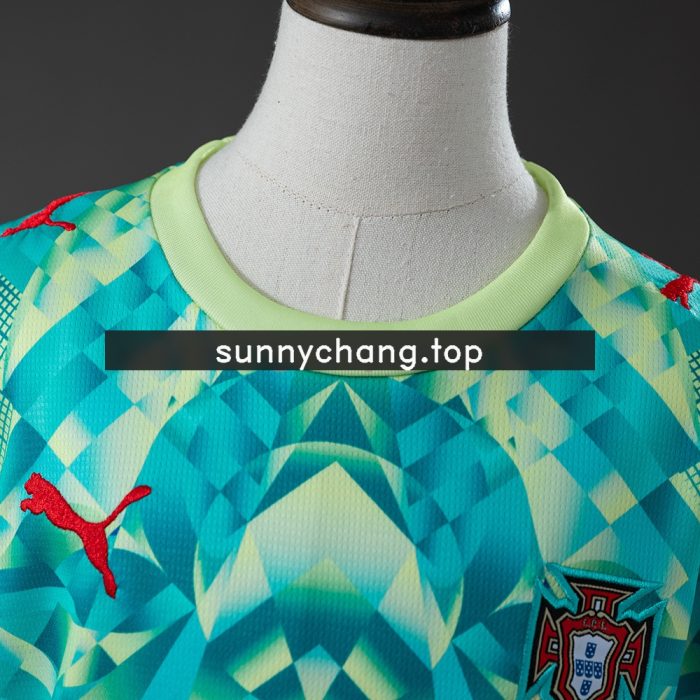 Portugal 2026 GK Green Kids Kit Jersey - 图片 8