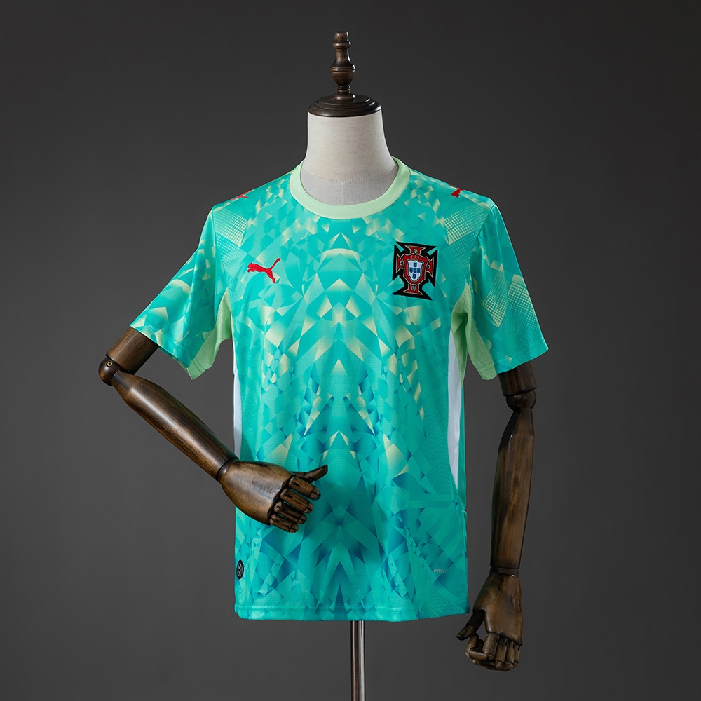 JER-9293_1 Portugal 2026 GK Green Jersey - 图片 1