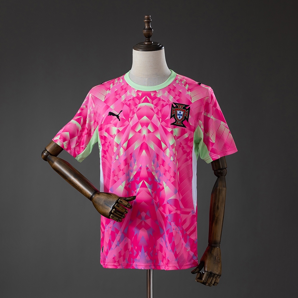 JER-9294_1 Portugal 2026 GK Pink Jersey - 图片 1