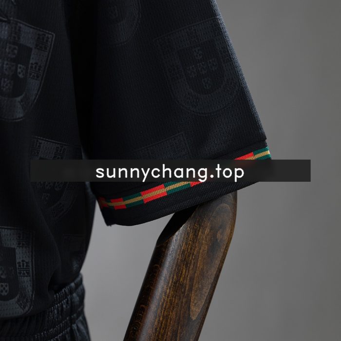 Portugal 2026 Black Kids Kit Jersey - 图片 5