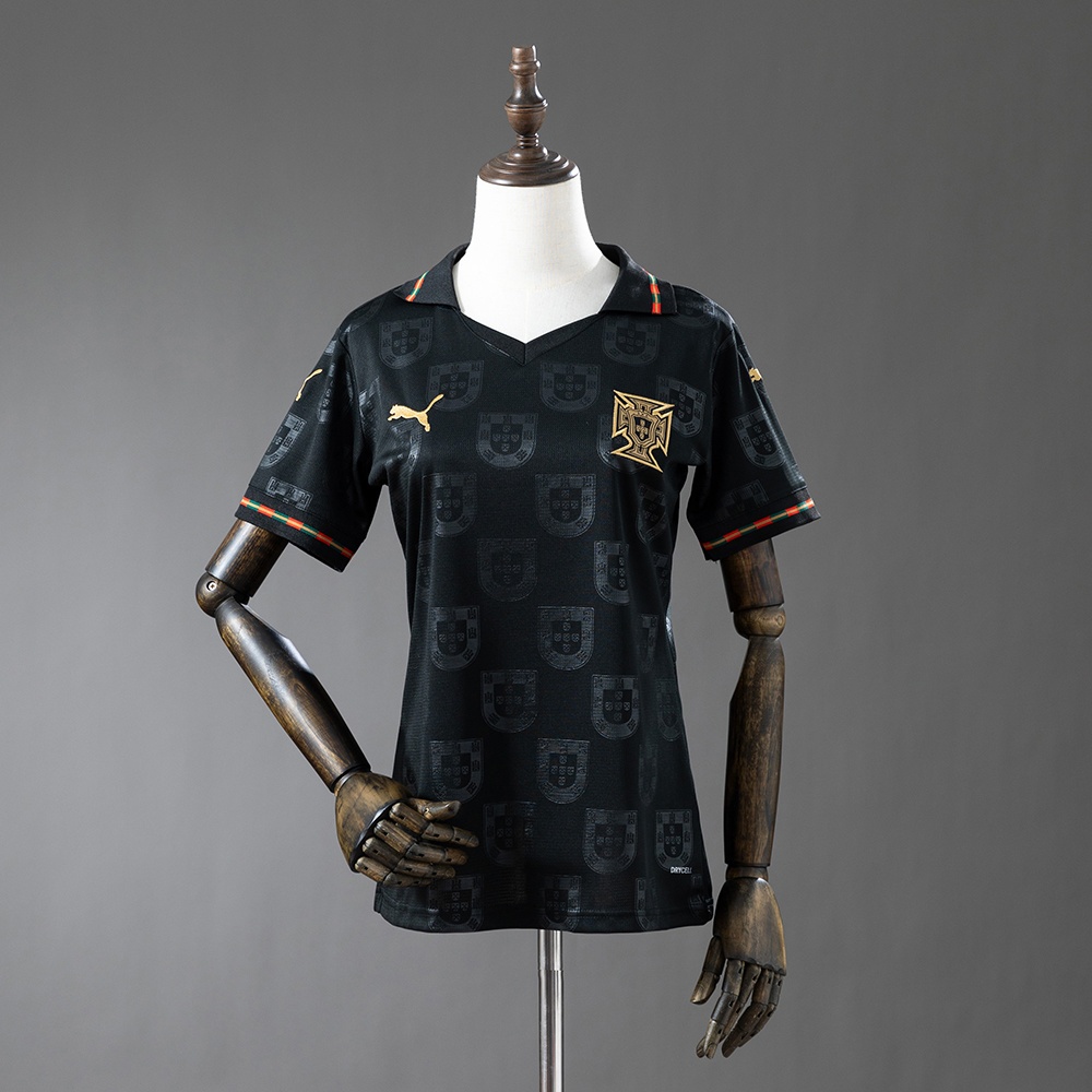 JER-9297_1 Portugal 2026 Special Edition Black Panther Women's Jersey - 图片 1