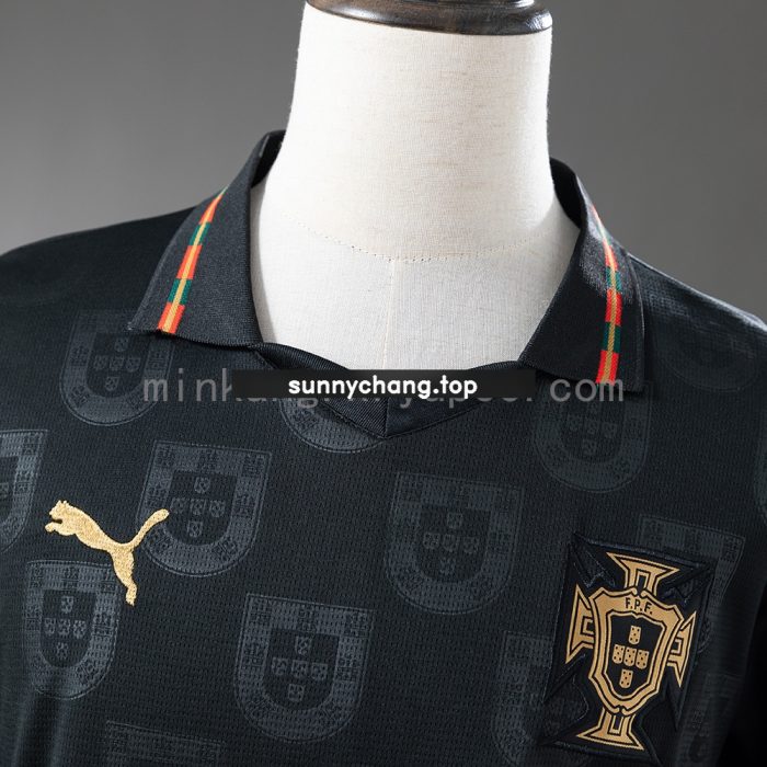 Portugal 2026 Special Edition Black Panther Long-Sleeve Jersey - 图片 8