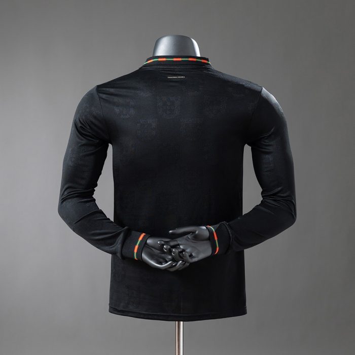 Portugal 2026 Special Edition Black Panther Long-Sleeve Player Version Jersey - 图片 2