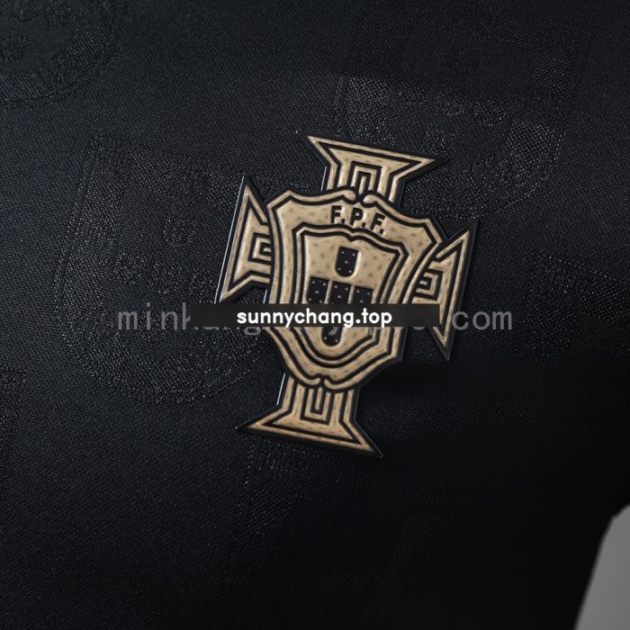 Portugal 2026 Special Edition Black Panther Long-Sleeve Player Version Jersey - 图片 7