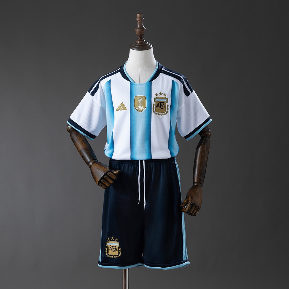 JER-9306_1 Argentina 2026 Home Kids Kit Jersey - 图片 1