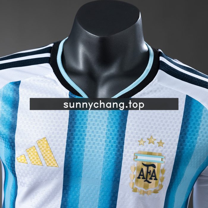 Argentina 2026 Home Long-Sleeve Player Version Jersey - 图片 2