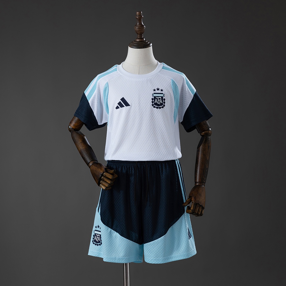 JER-9327_1 Argentina 2026 Player Version Training Kids Kit Jersey - Royal Blue - 图片 1