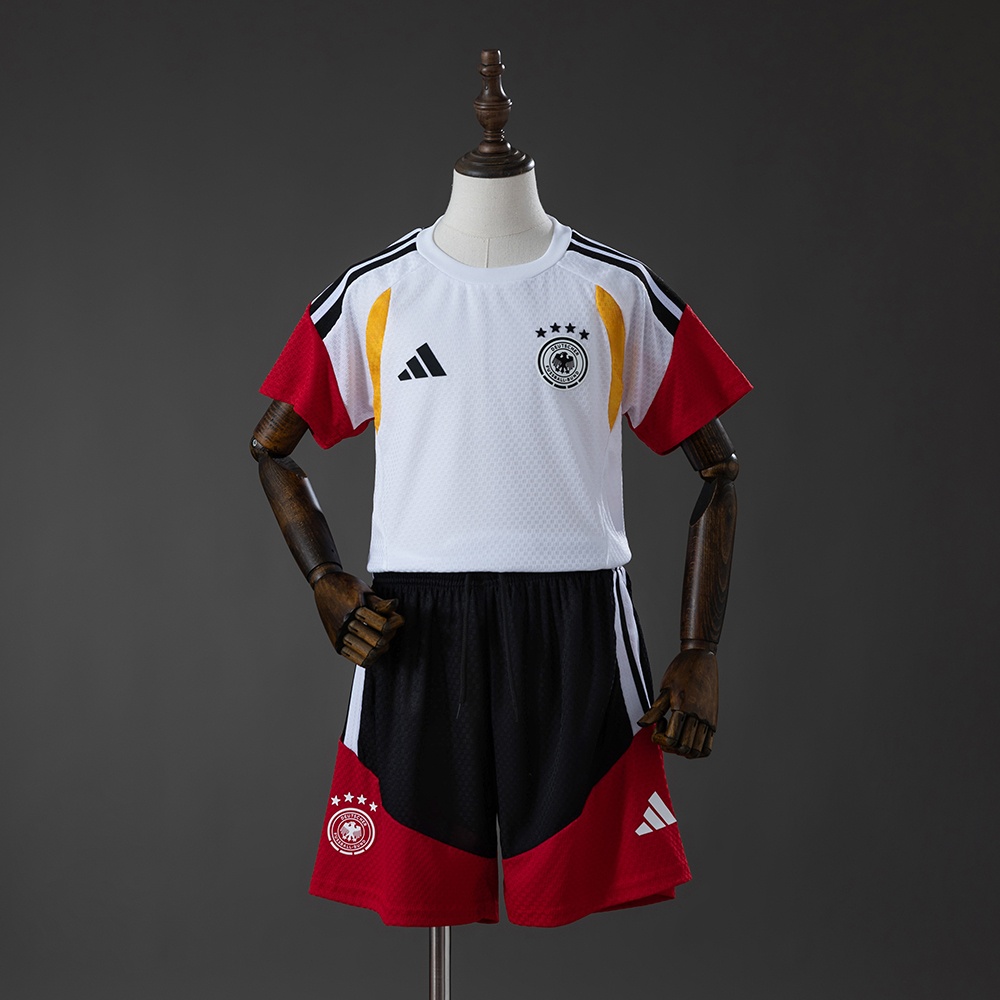 JER-9353_1 Germany 2026 Player Version Training Kids Kit Jersey - White - 图片 1
