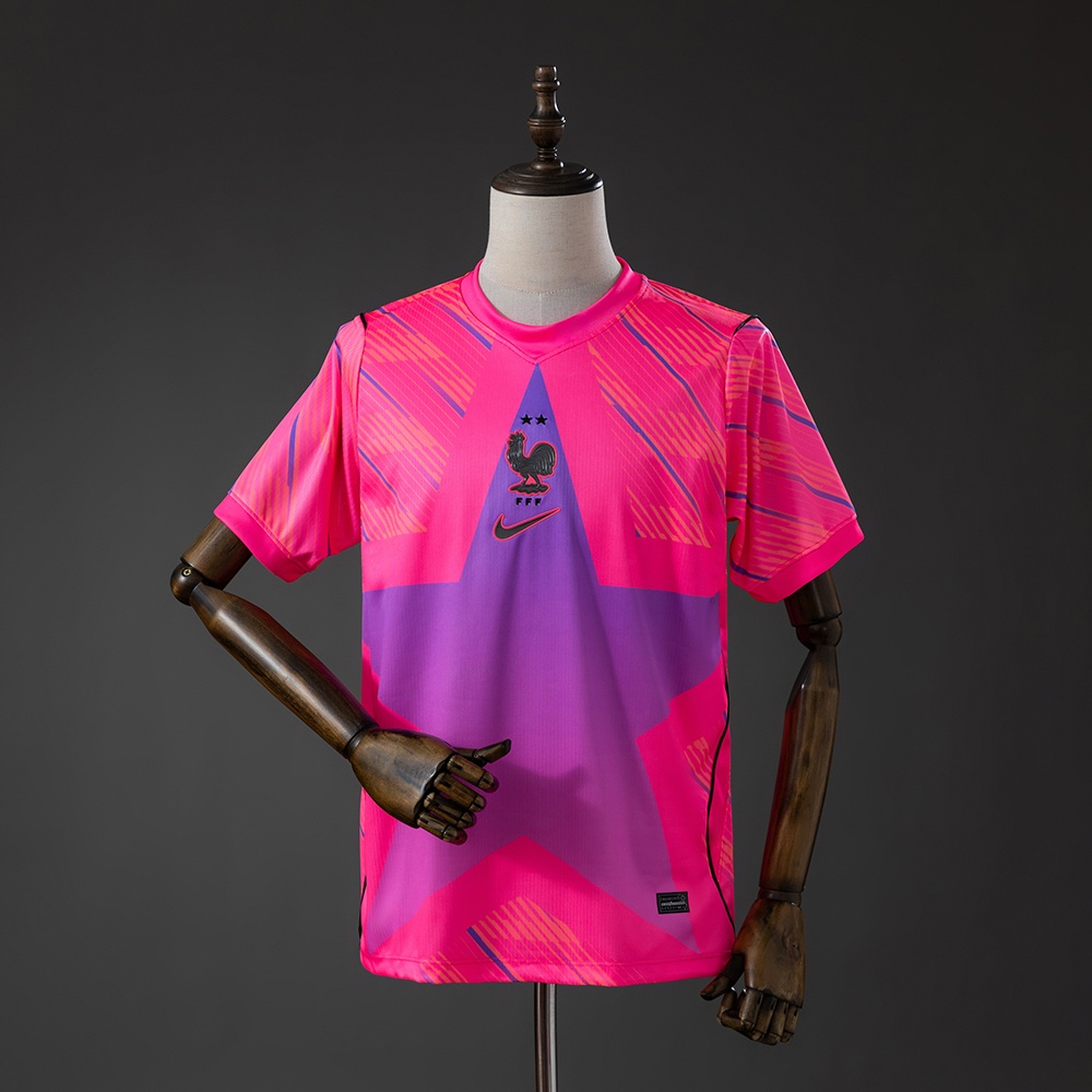 JER-9375_1 France 2026 GK Pink Jersey - 图片 1