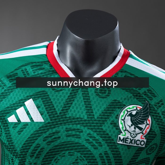 Mexico 2026 Home Long-Sleeve Player Version Jersey - 图片 8