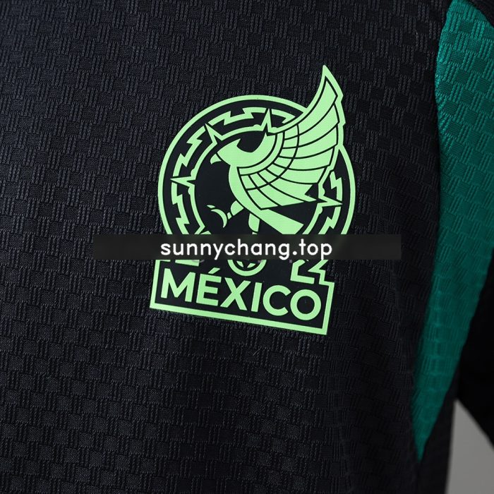 Mexico 2026 Player Version Training Kids Kit Jersey - Black - 图片 6