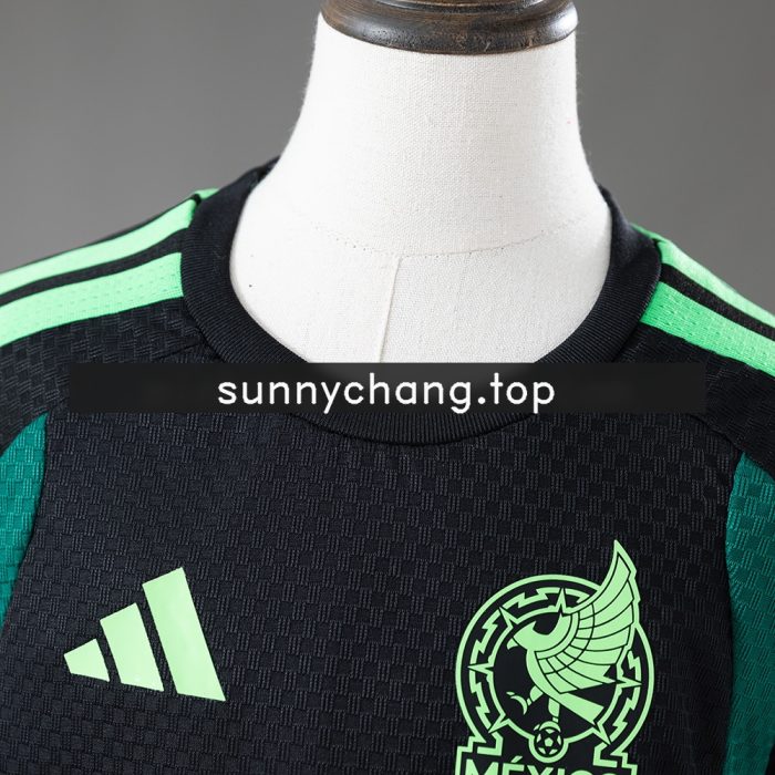 Mexico 2026 Player Version Training Kids Kit Jersey - Black - 图片 7