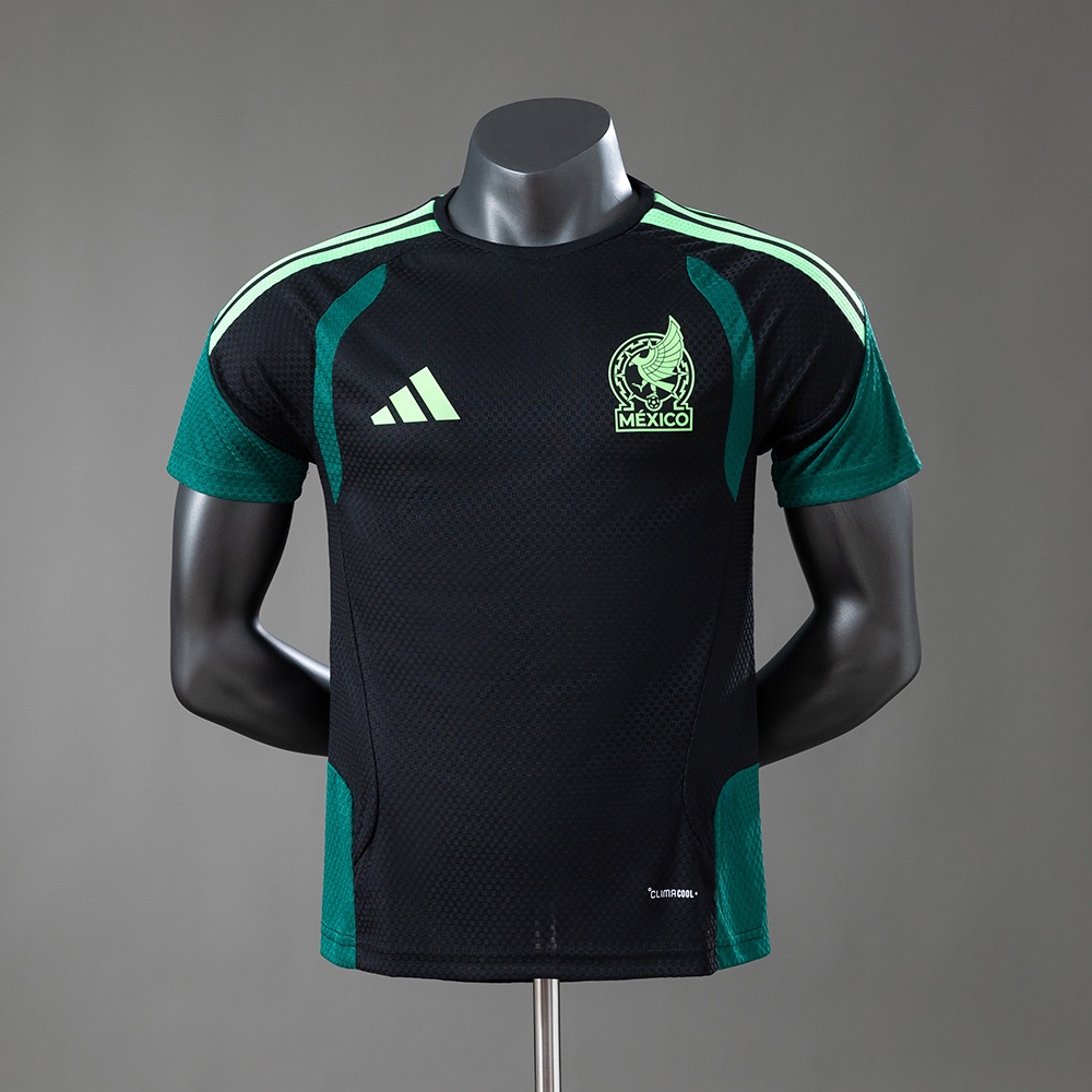 JER-9407_1 Mexico 2026 Player Version Training Jersey - Black - 图片 1