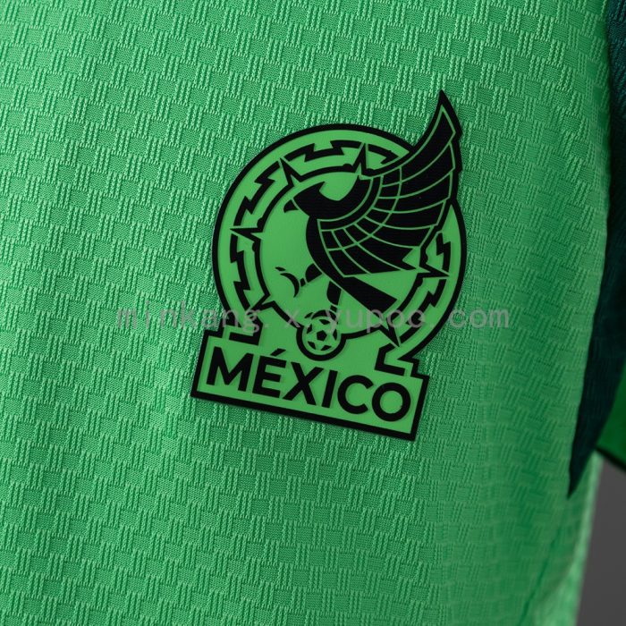 Mexico 2026 Player Version Training Kids Kit Jersey - Green - 图片 6