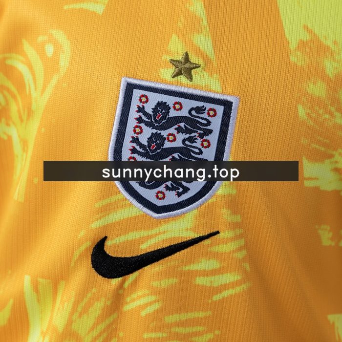 England 2026 GK Kids Kit Jersey Yellow - 图片 6