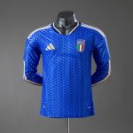 Italy 2026 Home Player Version Long-Sleeve Jersey