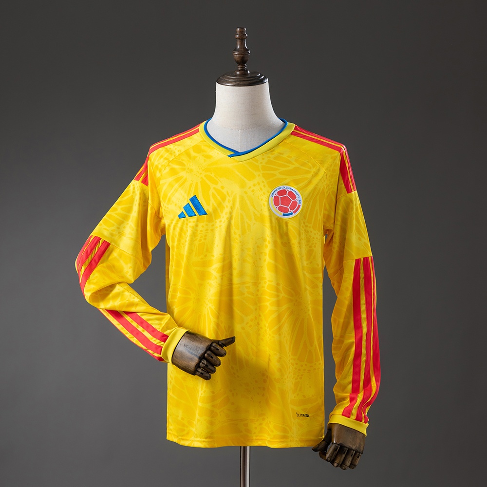 JER-9456_1 Colombia 2026 Home Long-Sleeve Jersey - 图片 1