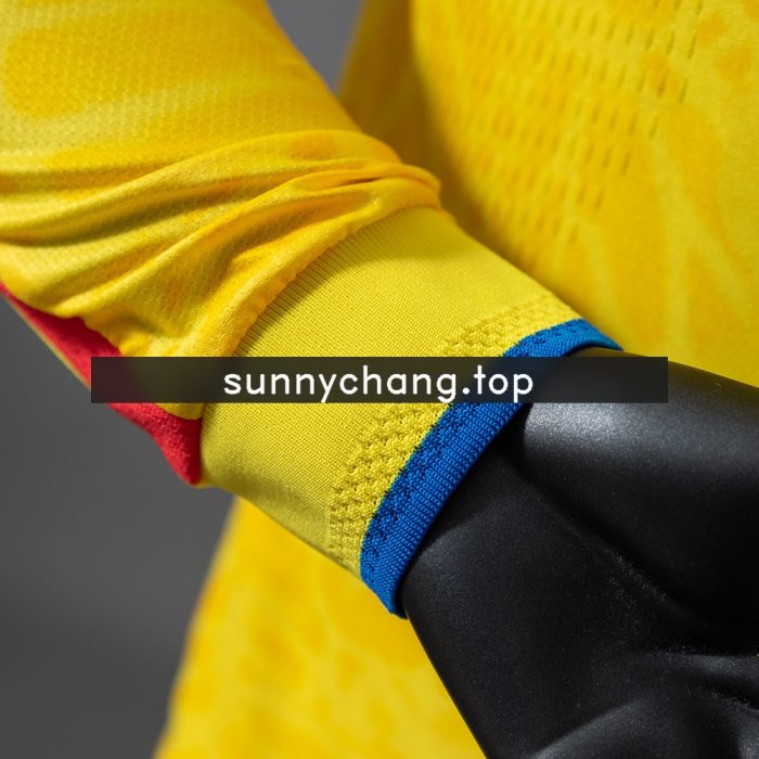 Colombia 2026 Home Long-Sleeve Player Version Jersey - 图片 3