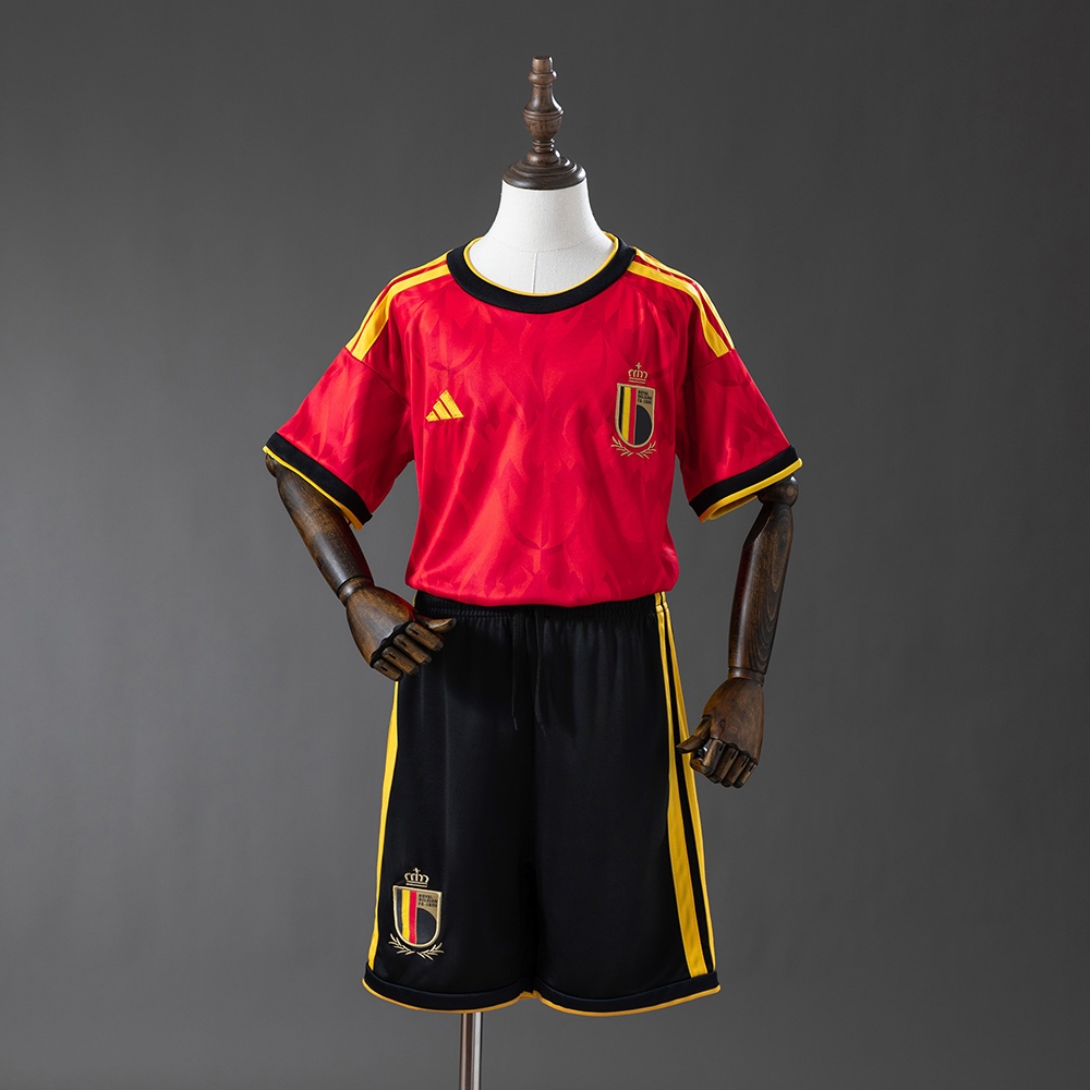 JER-9467_1 Belgium 2026 Home Kids Kit Jersey - 图片 1