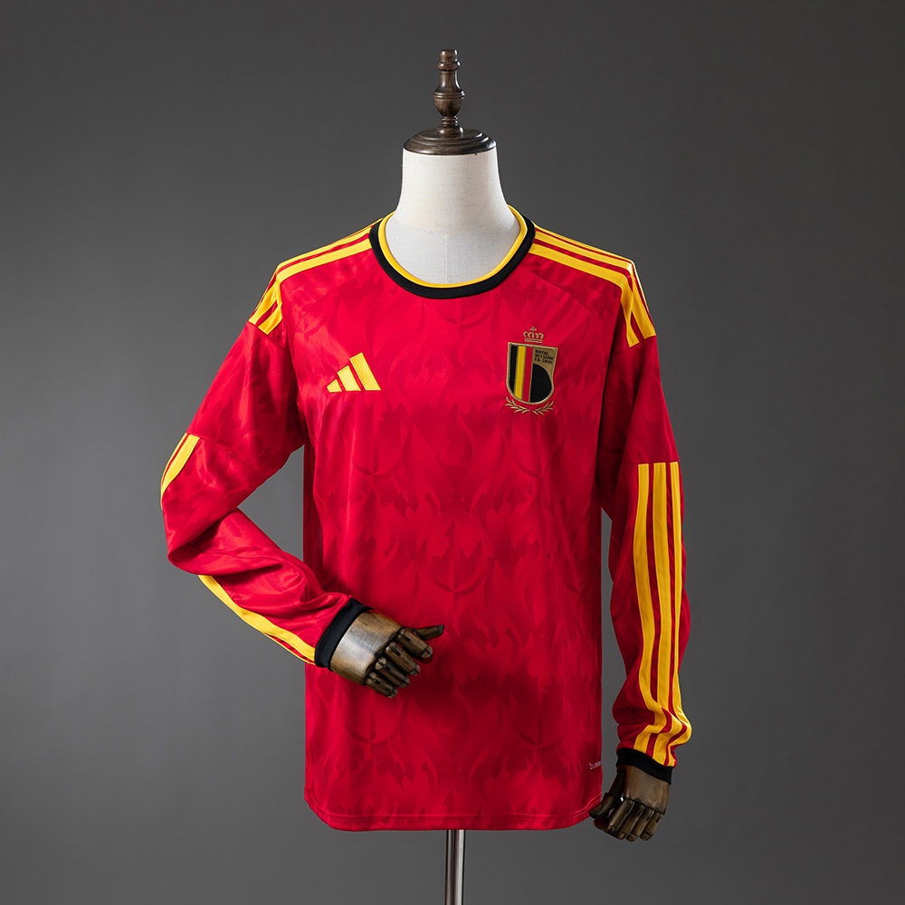JER-9471_1 Belgium 2026 Home Long-Sleeve Jersey - 图片 1