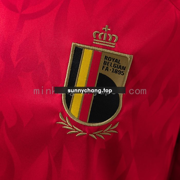 Belgium 2026 Home Long-Sleeve Jersey - 图片 7