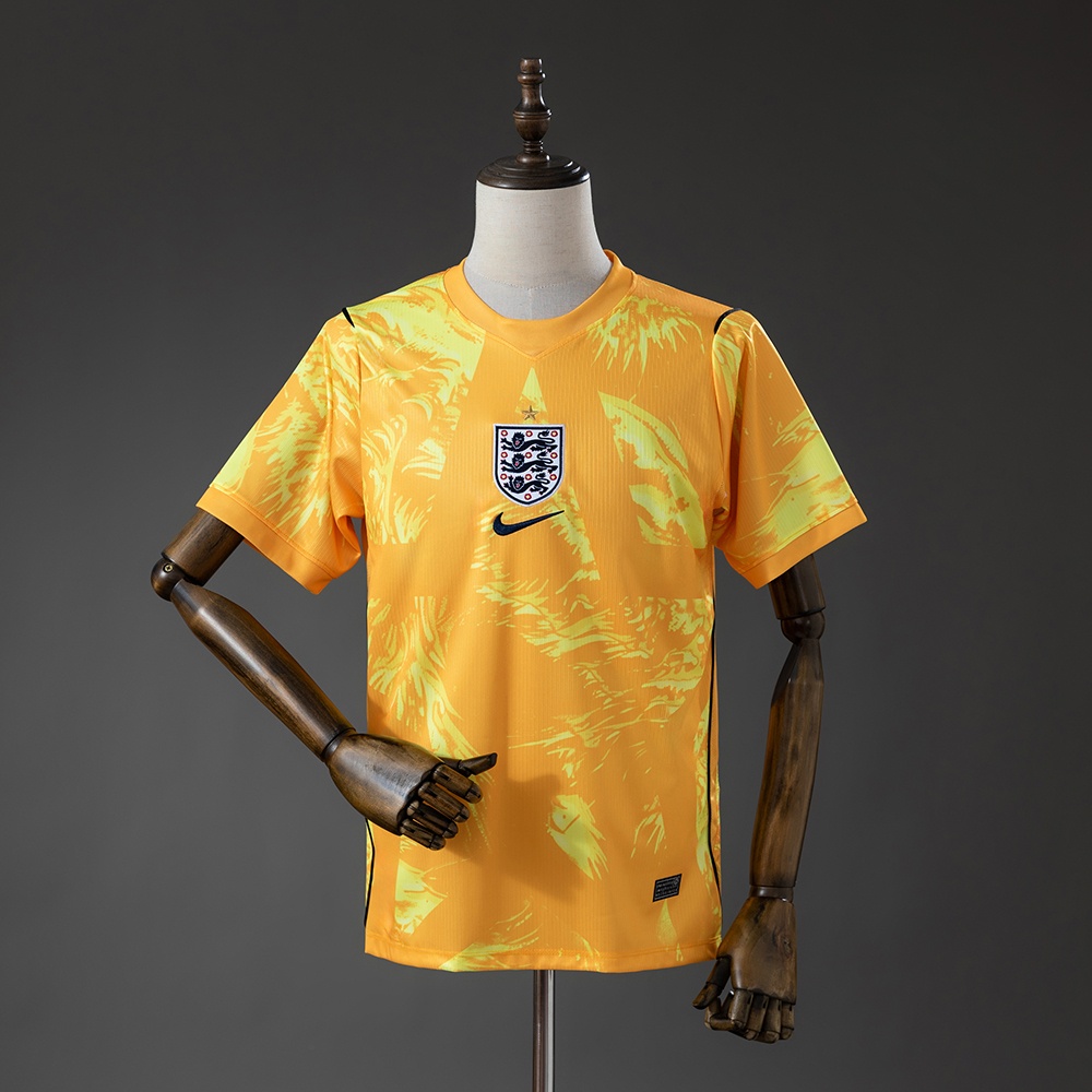 JER-9492_1 England 2026 Goalkeeper Yellow Jersey S-4XL - 图片 1