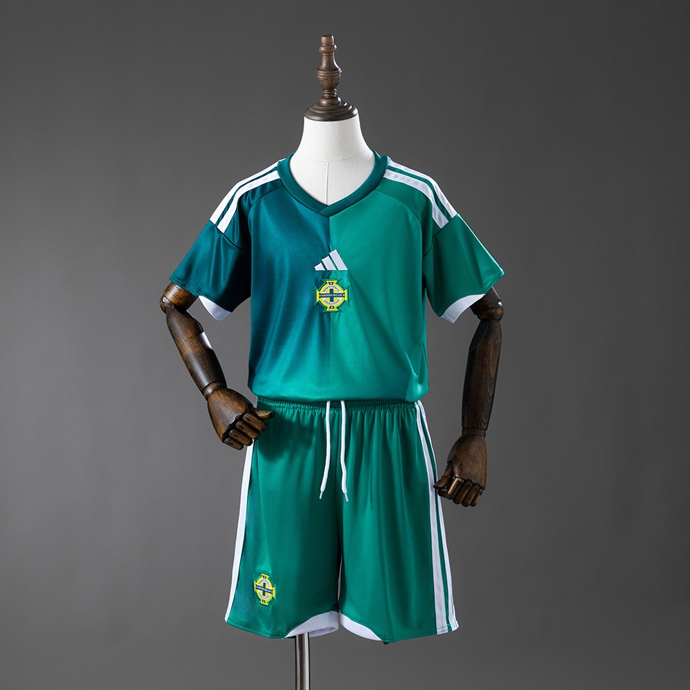 JER-9569_1 Northern Ireland 2026 Home Kids Kit Jersey - 图片 1