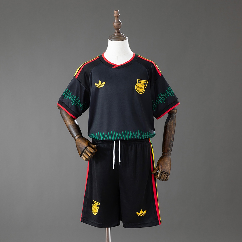 JER-9576_1 Jamaica 2026 x Bob Marley Away Kids Kit Jersey - 图片 1