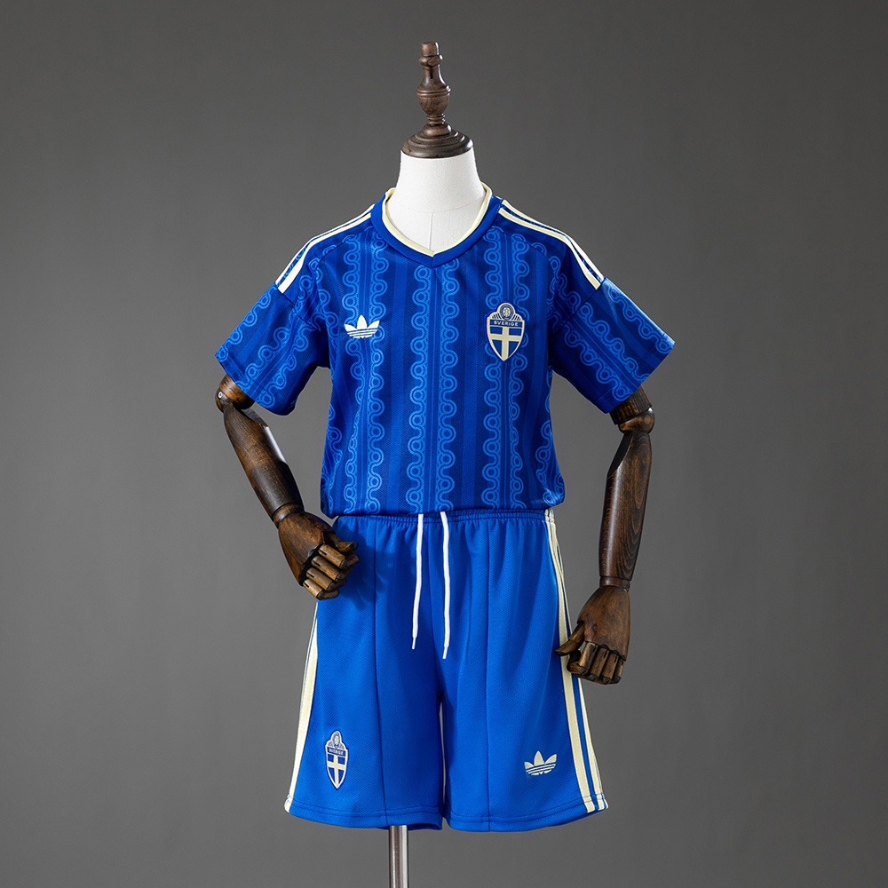 JER-9582_1 Sweden 2026 Away Kids Kit Jersey - 图片 1