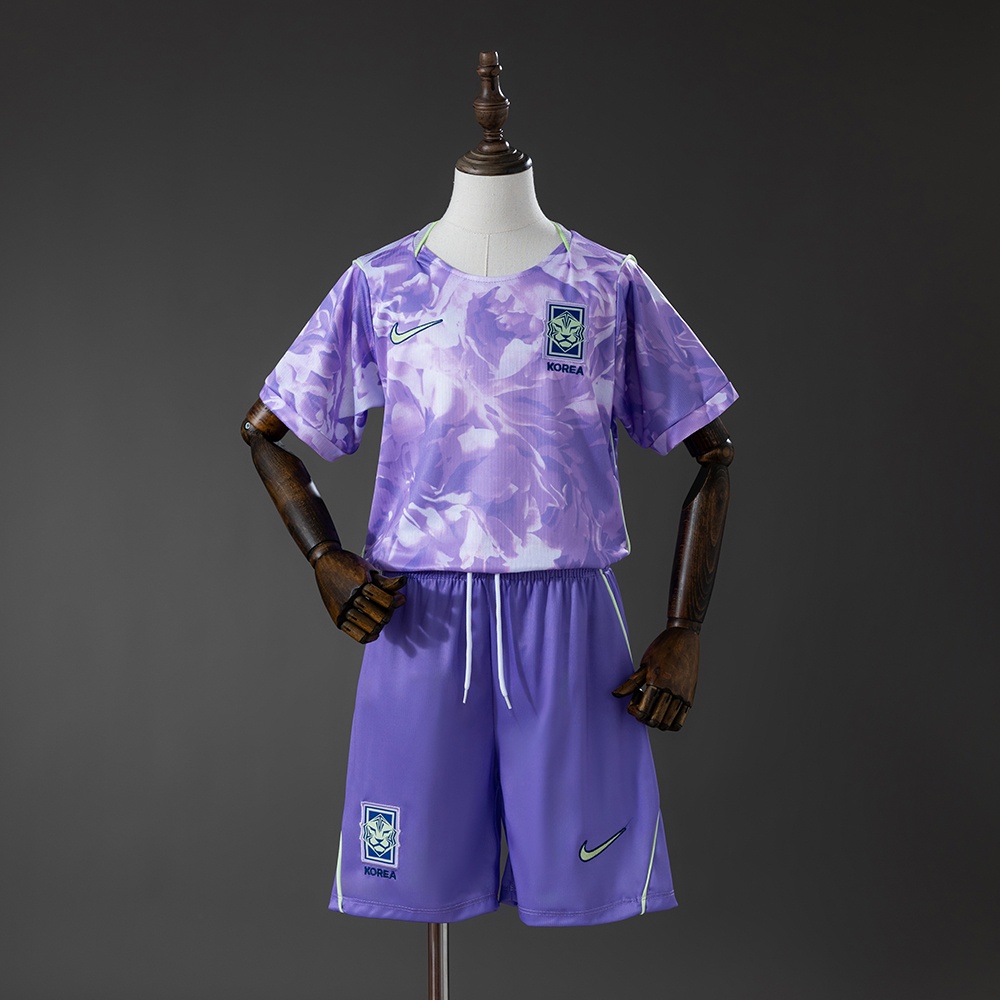 JER-9605_1 South Korea 2026 Away Kids Kit Jersey - 图片 1
