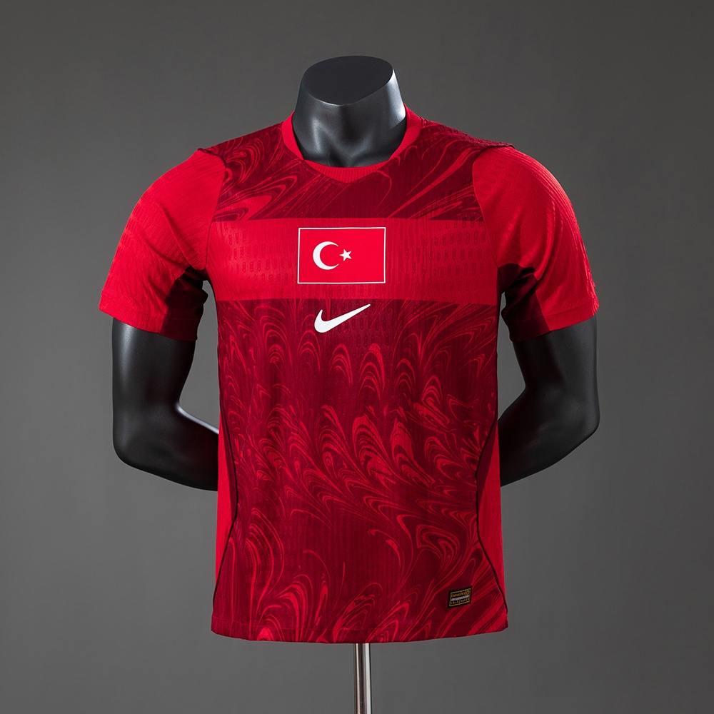 JER-9622_1 Turkiye 2026 Home Player Version Jersey - 图片 1