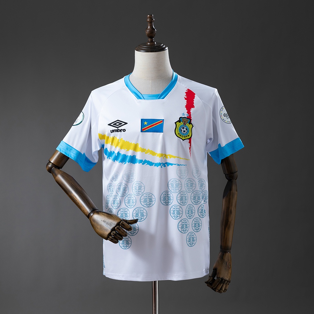 JER-9693_1 Congo 2026 White and Blue Jersey - 图片 1