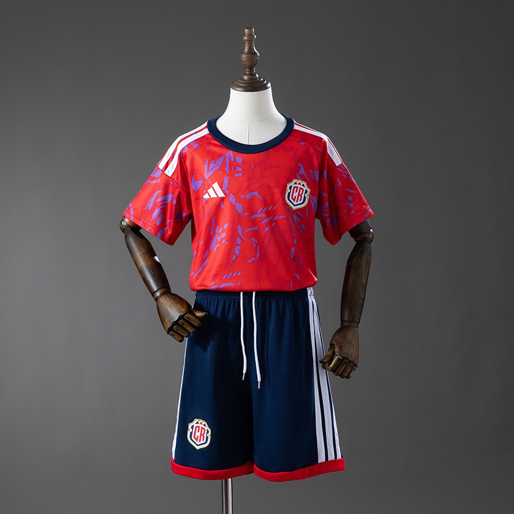 JER-9696_1 Costa Rica 2026 Home Kids Kit Jersey - 图片 1
