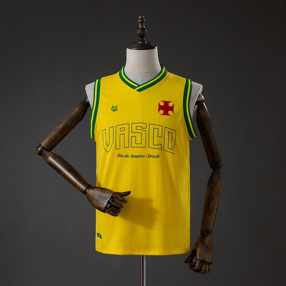 JER-9738_1 Vasco da Gama 2026 Brazil Canaria da Colina Men's Vest S-4XL - 图片 1