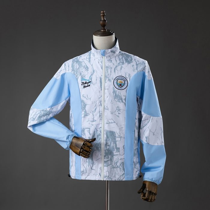Manchester City x Kidsuper 2026 Reversible Anthem All Weather Jacket Windbreaker - 图片 4