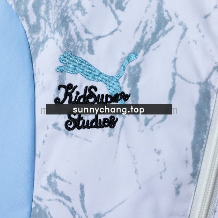 Manchester City x Kidsuper 2026 Reversible Anthem All Weather Jacket Windbreaker - 图片 5