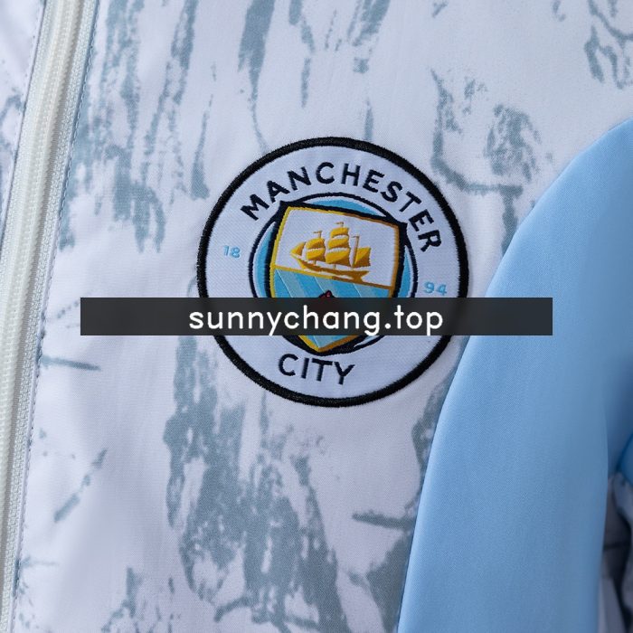 Manchester City x Kidsuper 2026 Reversible Anthem All Weather Jacket Windbreaker - 图片 6