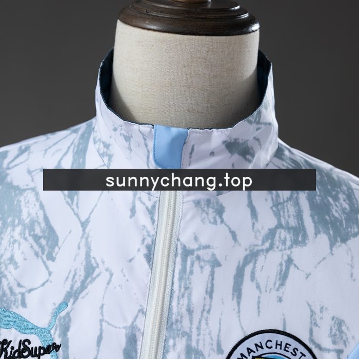 Manchester City x Kidsuper 2026 Reversible Anthem All Weather Jacket Windbreaker - 图片 7