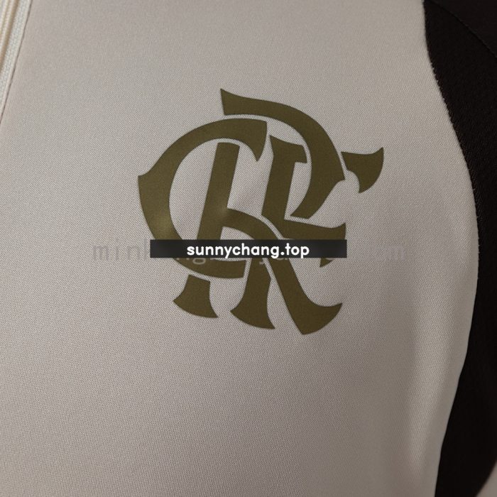 Flamengo 26/27 Long Sleeved Training Uniform Apricot - 图片 8