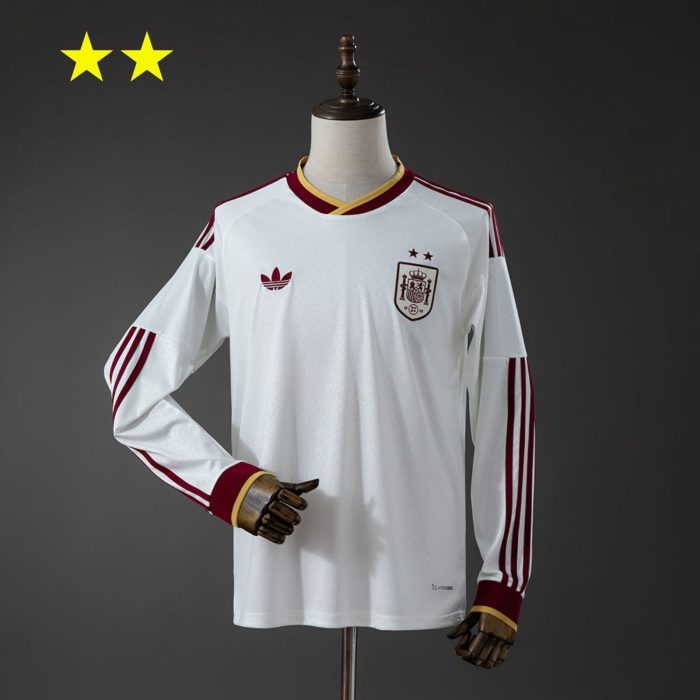Spain 2026 Away 2-Star Champion Edition Long Sleeve Jersey - 图片 2